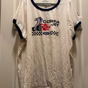 Ford White and Blue T-Shirt Torrid SZ5